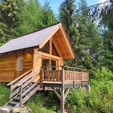 Les cabanes du domaine de l Esperluette Le Lauzet-Ubaye Extérieur photo