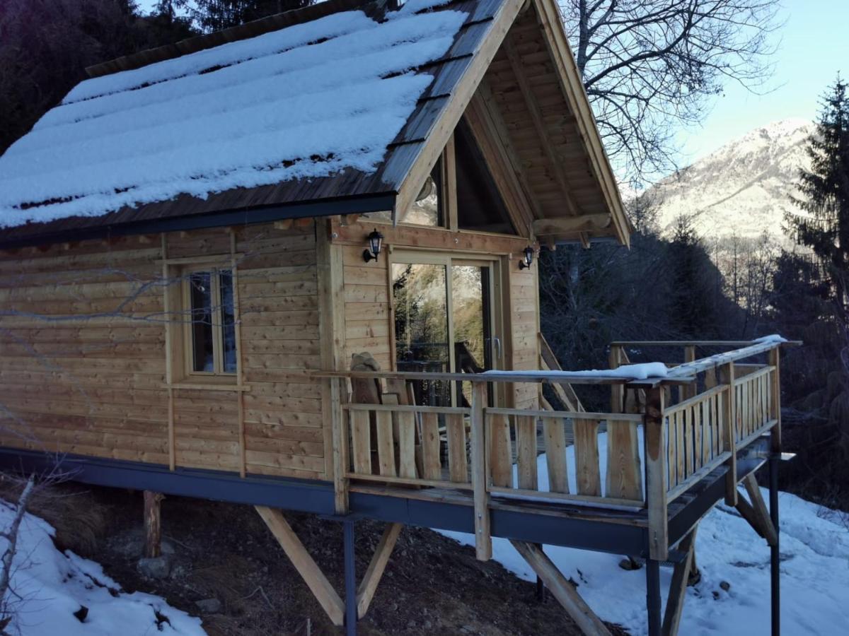 Les cabanes du domaine de l Esperluette Le Lauzet-Ubaye Extérieur photo
