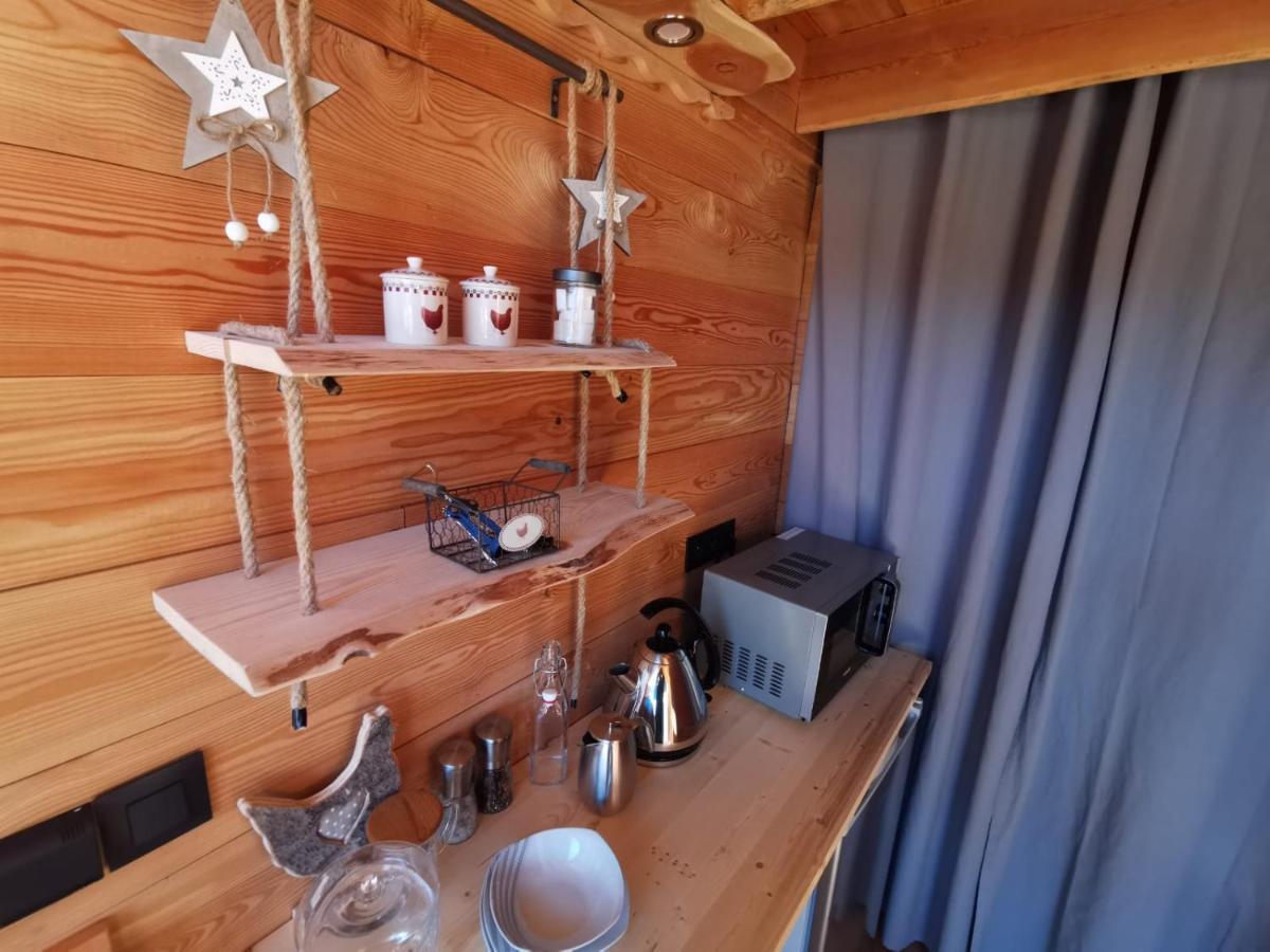 Les cabanes du domaine de l Esperluette Le Lauzet-Ubaye Extérieur photo