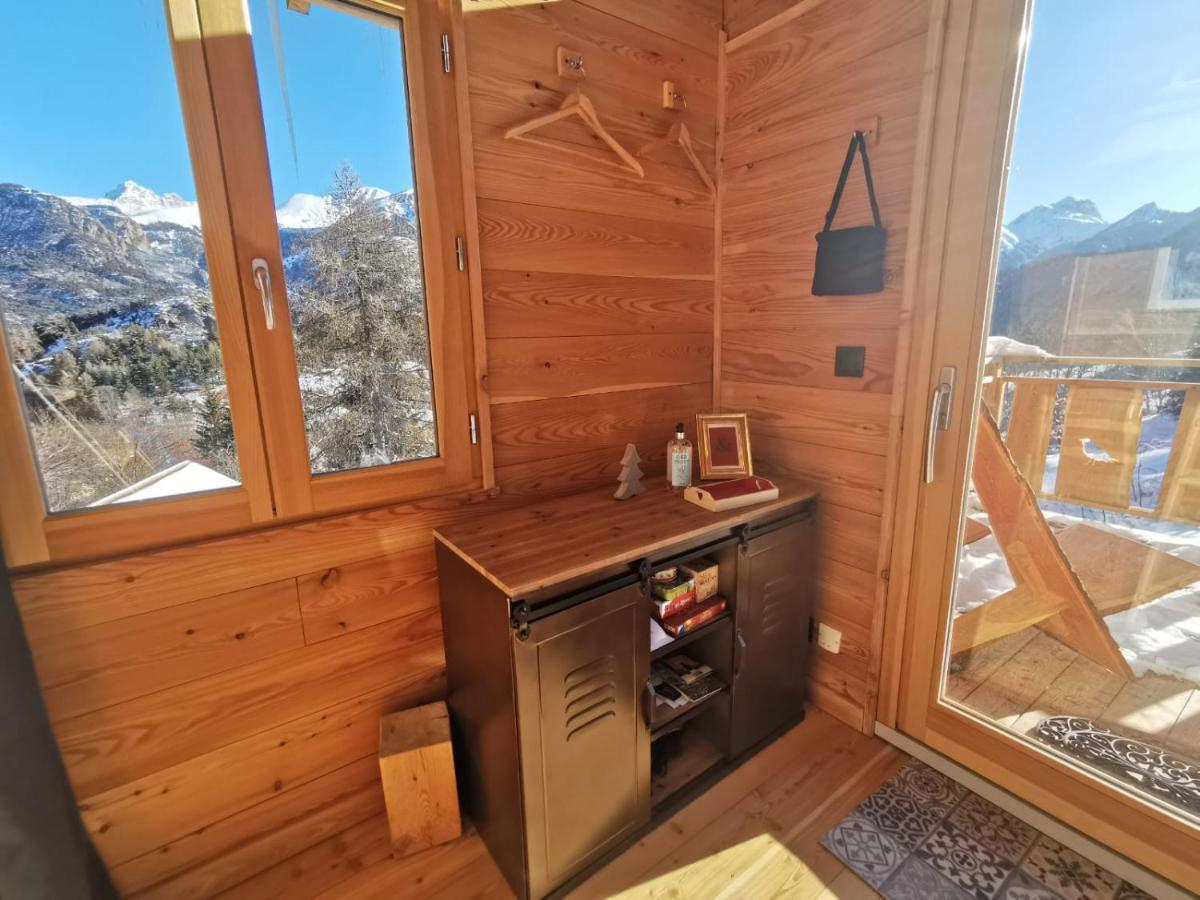 Les cabanes du domaine de l Esperluette Le Lauzet-Ubaye Extérieur photo