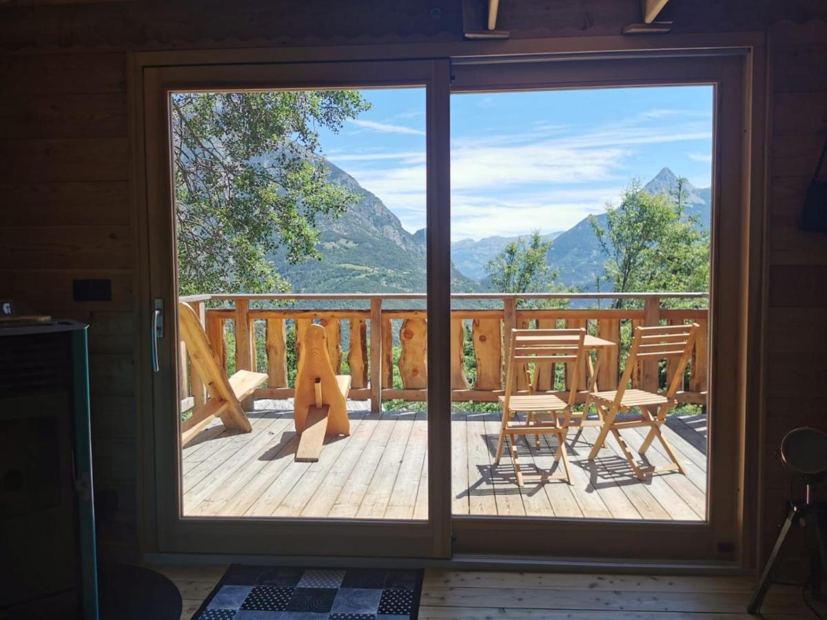 Les cabanes du domaine de l Esperluette Le Lauzet-Ubaye Extérieur photo