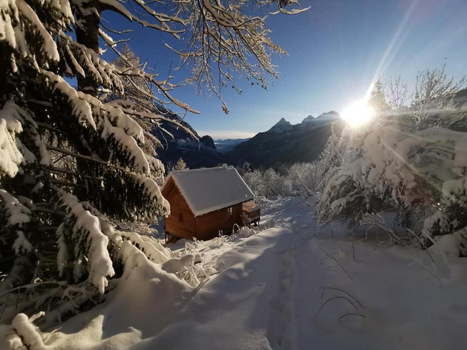 Les cabanes du domaine de l Esperluette Le Lauzet-Ubaye Extérieur photo